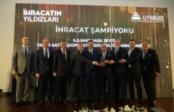 Marmarabirlik’e İhracat Şampiyonluğu Ödülü