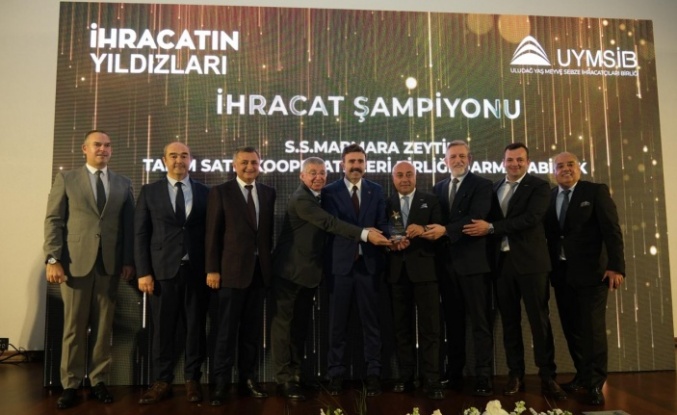 Marmarabirlik’e İhracat Şampiyonluğu Ödülü